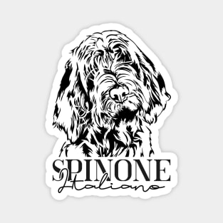 Funny Proud Spinone Italiano dog portrait Magnet