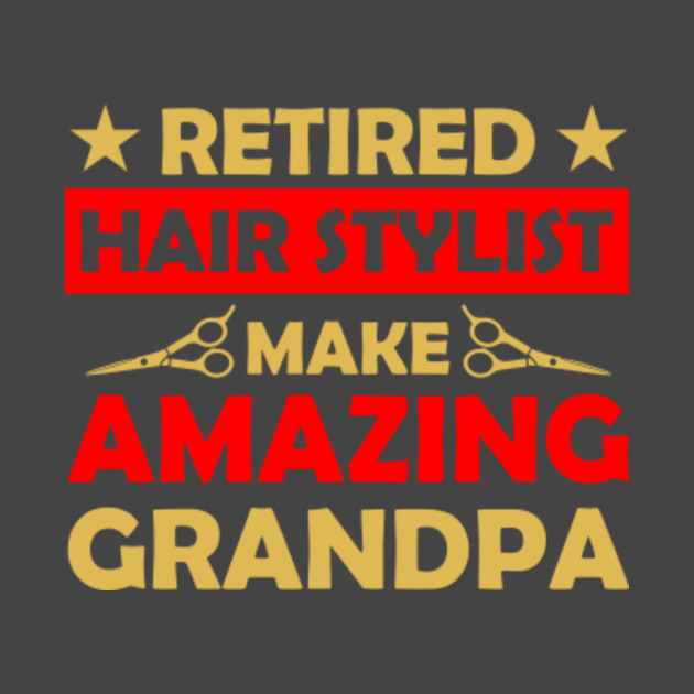 Retired hair stylist make me amazing grandpa - Barber - Pillow