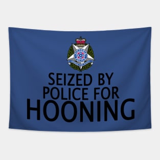 Seized by police for Hooning - VIC Police Tapestry