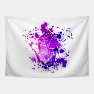 Multicolored Gemstone Crystal Tapestry