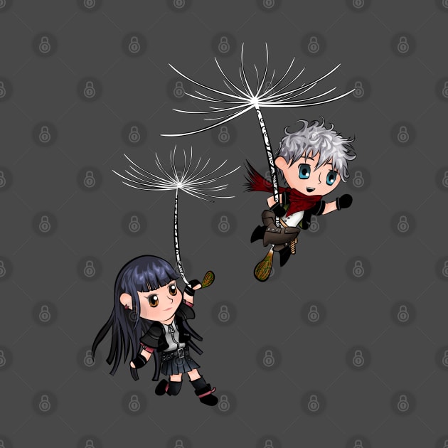 Dandelions Skuld and Ephemer by MHeartz