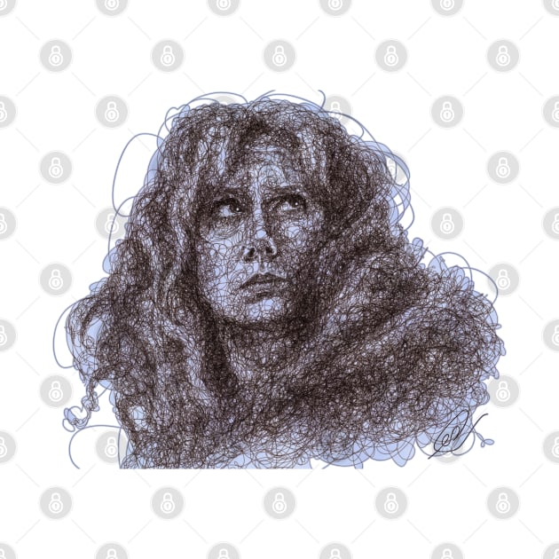 Donna Noble -scribble portrait by dangerbeforeyou