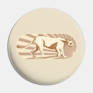 P22 Mountain Lion Pin