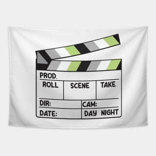 Film Slate - Agender Pride Tapestry