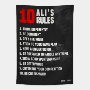 10 Ali's rules Tapestry