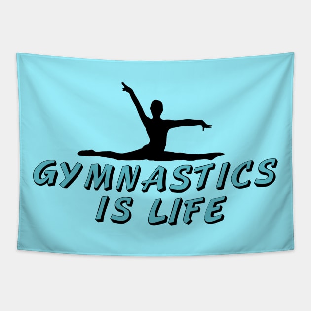 Gymnastics is Life Tapestry by epiclovedesigns