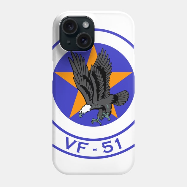 VF-51 Screaming Eagles Phone Case by MBK