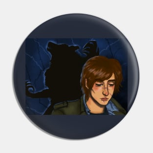 Werewolf Boy design Pin