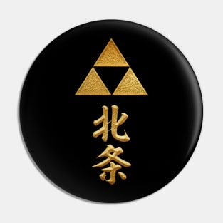 Hojo Kamon with Hojo Kanji Pin