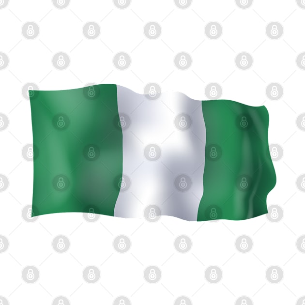 Nigeria flag by SerenityByAlex