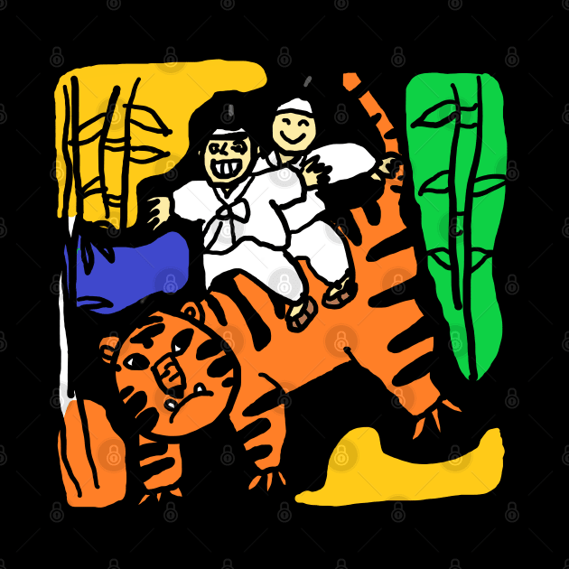 people dancing on tigers by zzzozzo