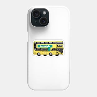 Rochdale Transport for Greater Manchester (TfGM) Bee Network yellow bus Phone Case