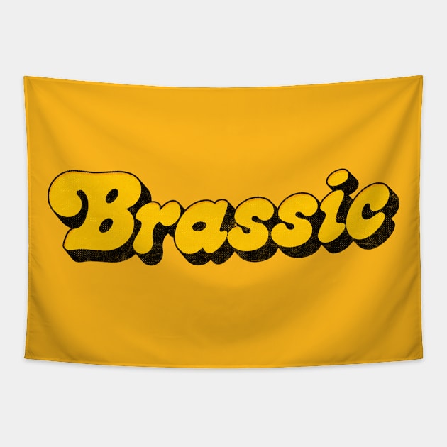 BRASSIC  /// Faded & Distressed Style Design Tapestry by DankFutura