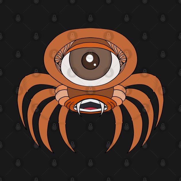 Arachnid creature with a huge eye by DiegoCarvalho