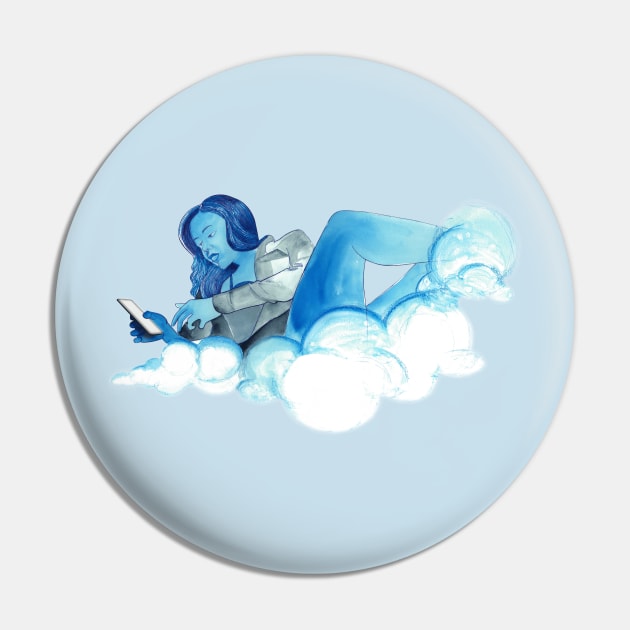 Adrift On A Cloud Pin by NochTec