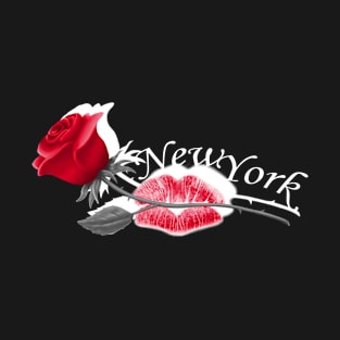 NY Red Rose T-Shirt