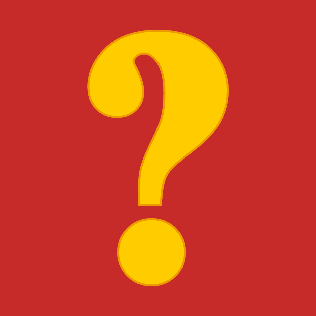 Question Mark ? Emoji in Yellow by SeattleDesignCompany