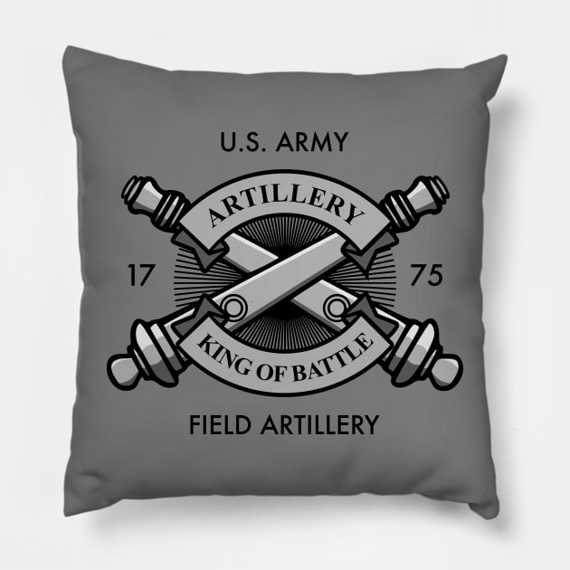 US Army Field Artillery Pillow by Firemission45