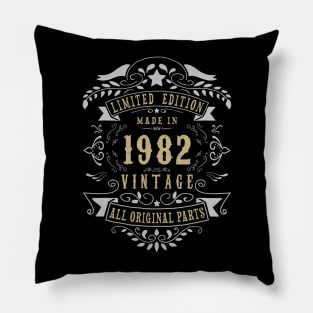 37 years old Made in 1982 37th Birthday Gift Pillow