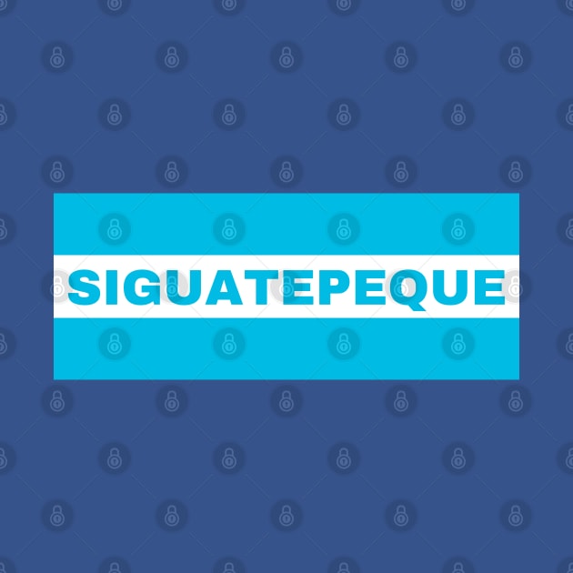 Siguatepeque City in Honduras Flag Colors by aybe7elf