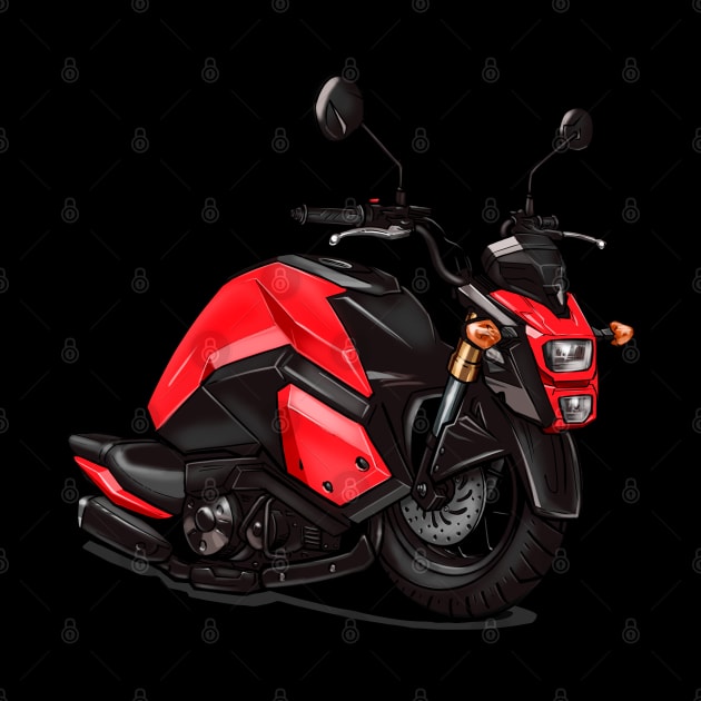 Grom Snail Red by MOTORIND