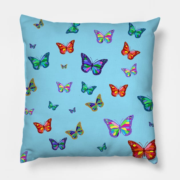 The Flutterbys Pillow by ALifeSavored