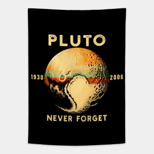 Vintage Retro Planet Pluto 1930-2006 T-Shirt - Nostalgic Space Tee Tapestry