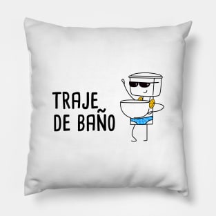 Traje de Bano - Spanish Puns Collection Pillow