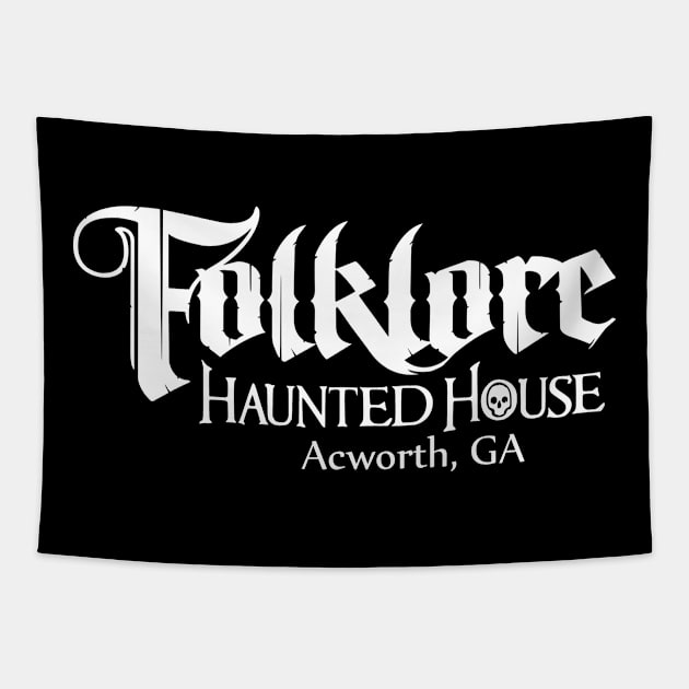 White Folklore logo Tapestry by tornados95