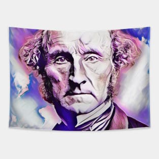 John Stuart Mill Portrait | John Stuart Mill Artwork 7 Tapestry