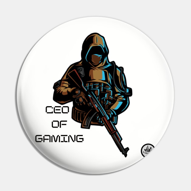 CEO of Gaming Pin by ClocknLife