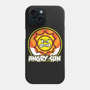 Angry Sun Christmas Phone Case