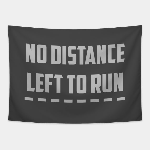 No Distance Left To Run, silver Tapestry by Perezzzoso