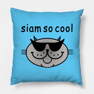 Siam So Cool - BLUE Pillow