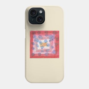 Dots with red rest Phone Case