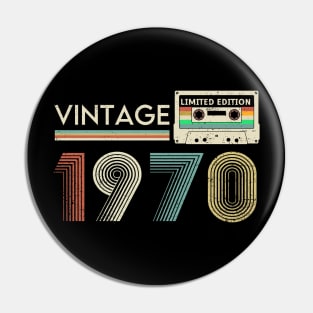 Vintage 1970 Limited Cassette Pin