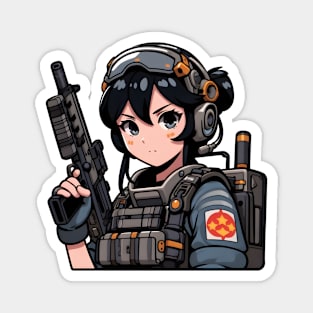 Tactical Girl Magnet