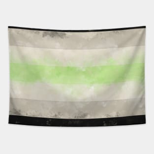 Agender Pride Flag - Water color Tapestry