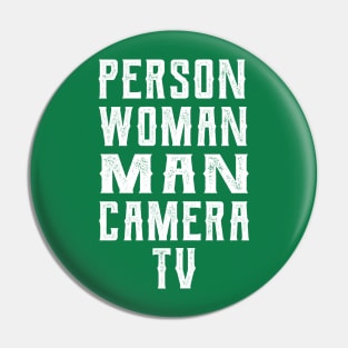 Person Woman Man Camera Tv donald trump Pin