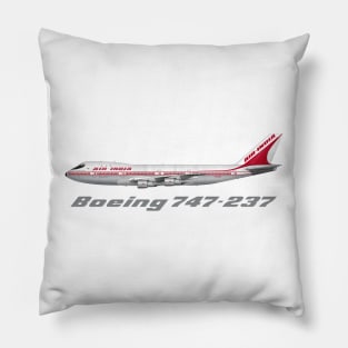 Air India 747-200 Version 1 Tee Shirt Version Pillow
