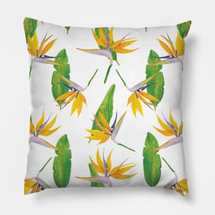 Birds of Paradise Flower Pillow