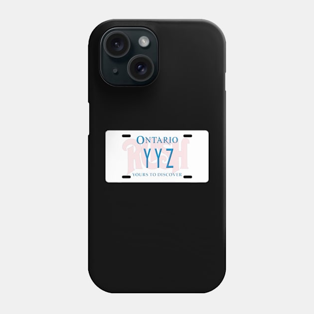 YYZ License Plate Phone Case by RetroZest