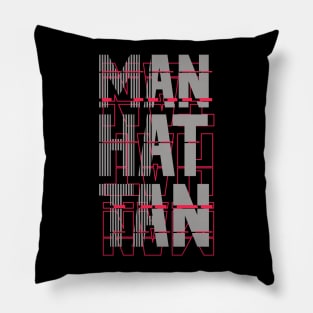 Manhattan - New York Pillow