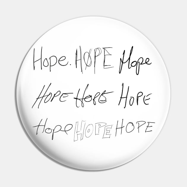 Hope - Supernatural Cast Handwriting - black font Pin by MeowOrNever