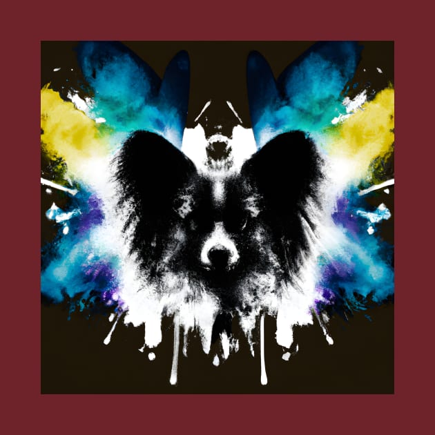 Papillon Spray Paint Art by Furrban