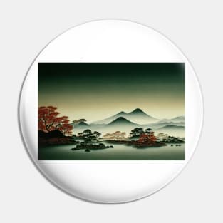 Japan landscape Pin