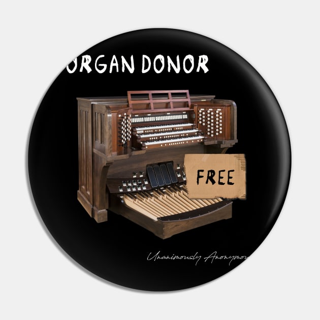 Organ Donor Pin by UnanimouslyAnonymous