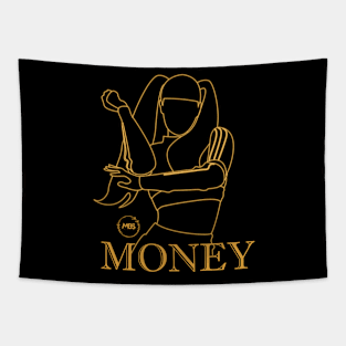 lisa money led design Tapestry