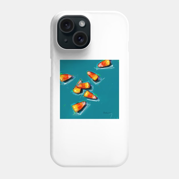 Candy Cornes Phone Case by Sukhasyan