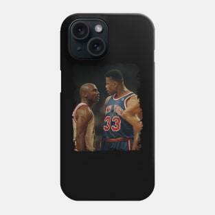 Michael Jordan vs Patrick Ewing, 1992 Phone Case